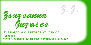 zsuzsanna guzmics business card